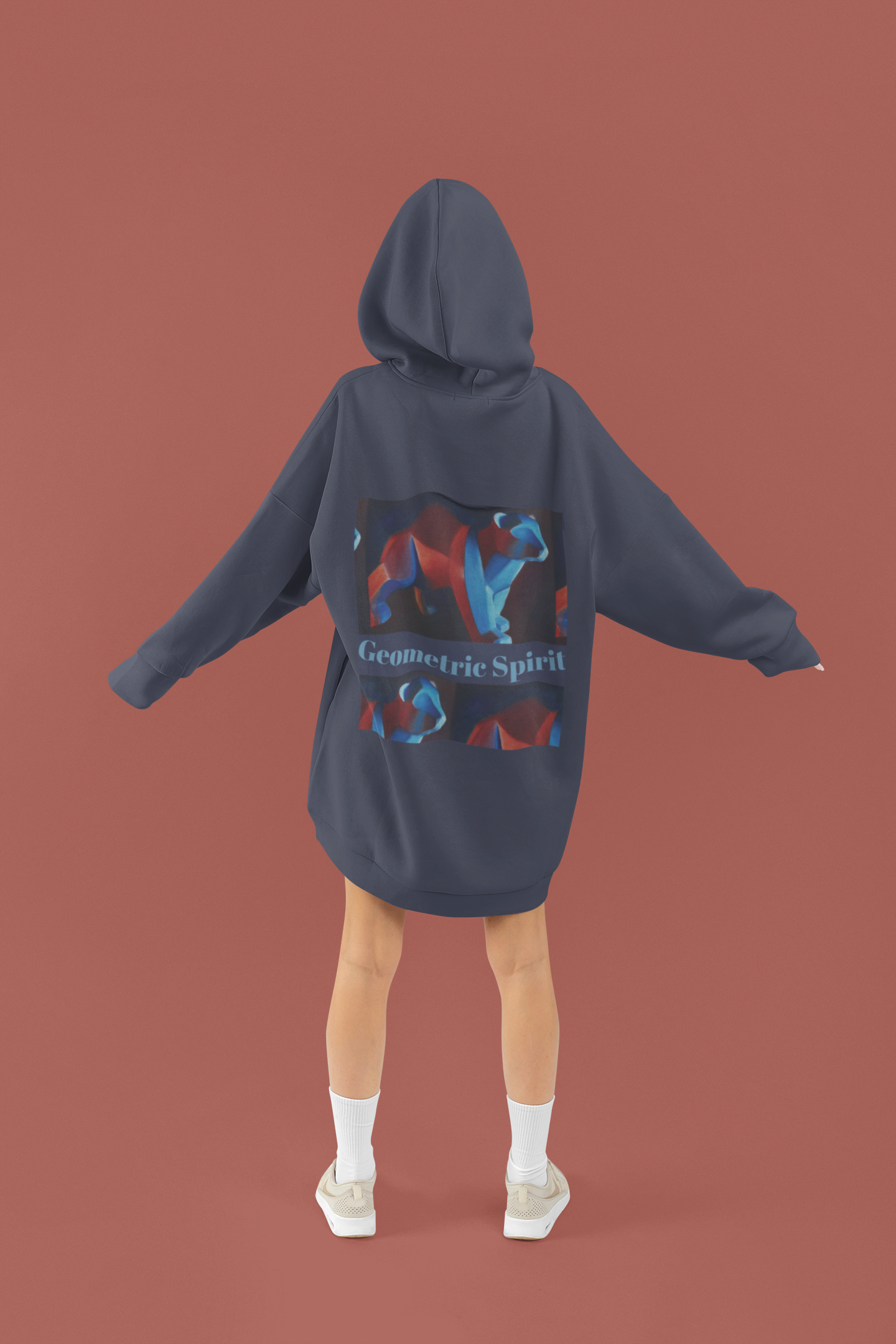 Original "Geometric Spirit" - Unisex Hoodie