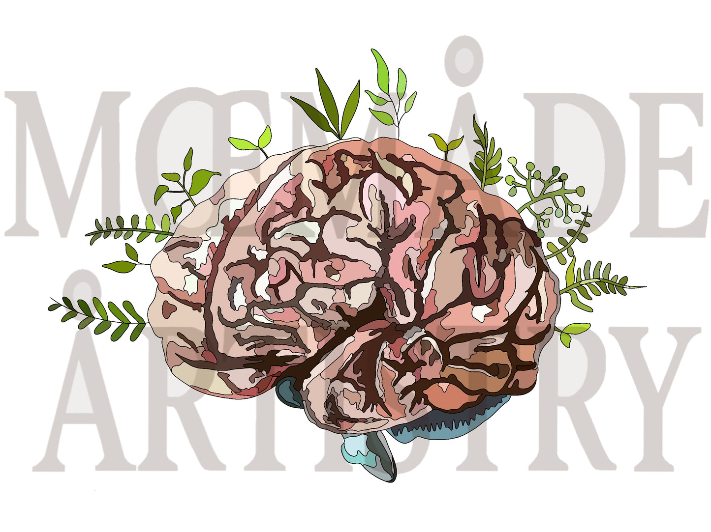 Custom "Nature of Mind" - Carved Sticker