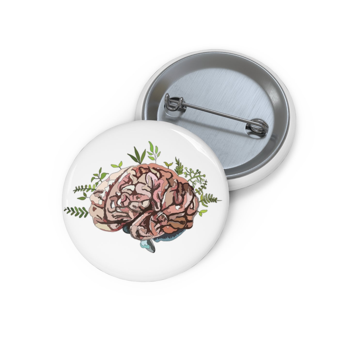 "Nature of Mind" - Pin Buttons