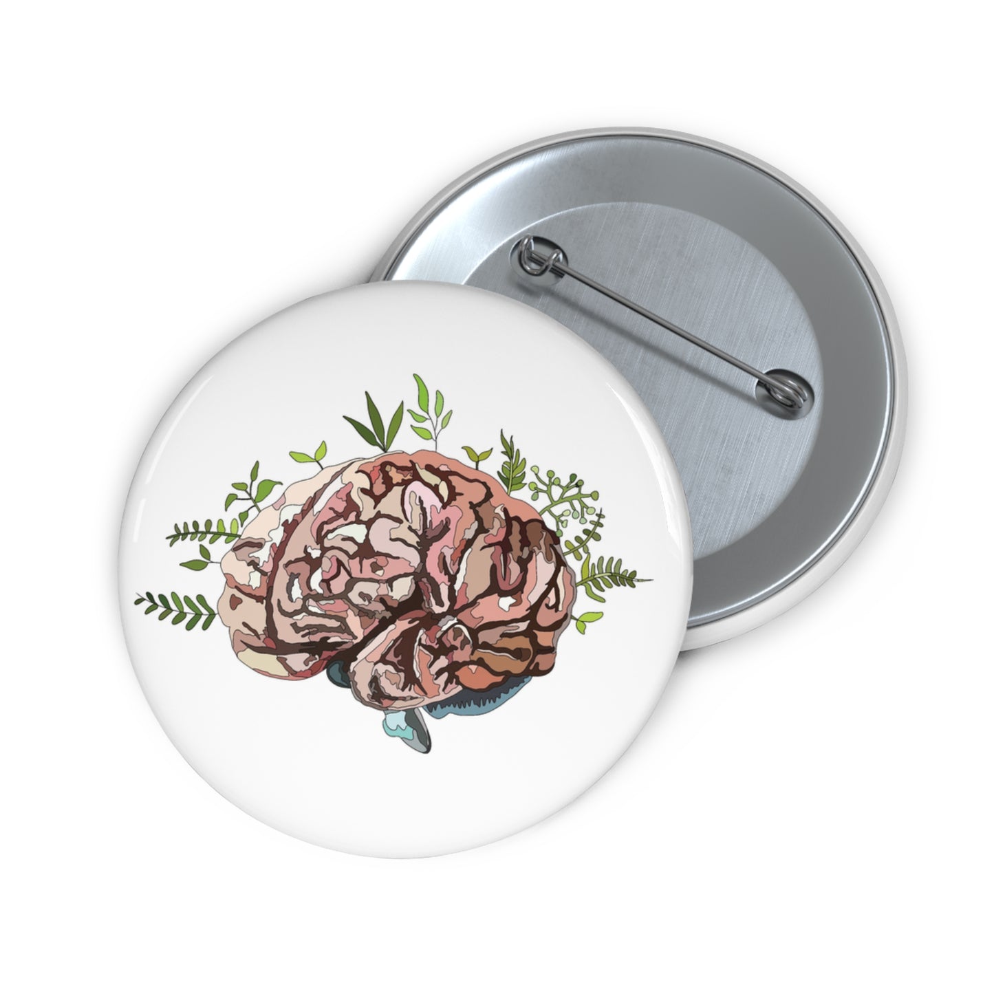 "Nature of Mind" - Pin Buttons