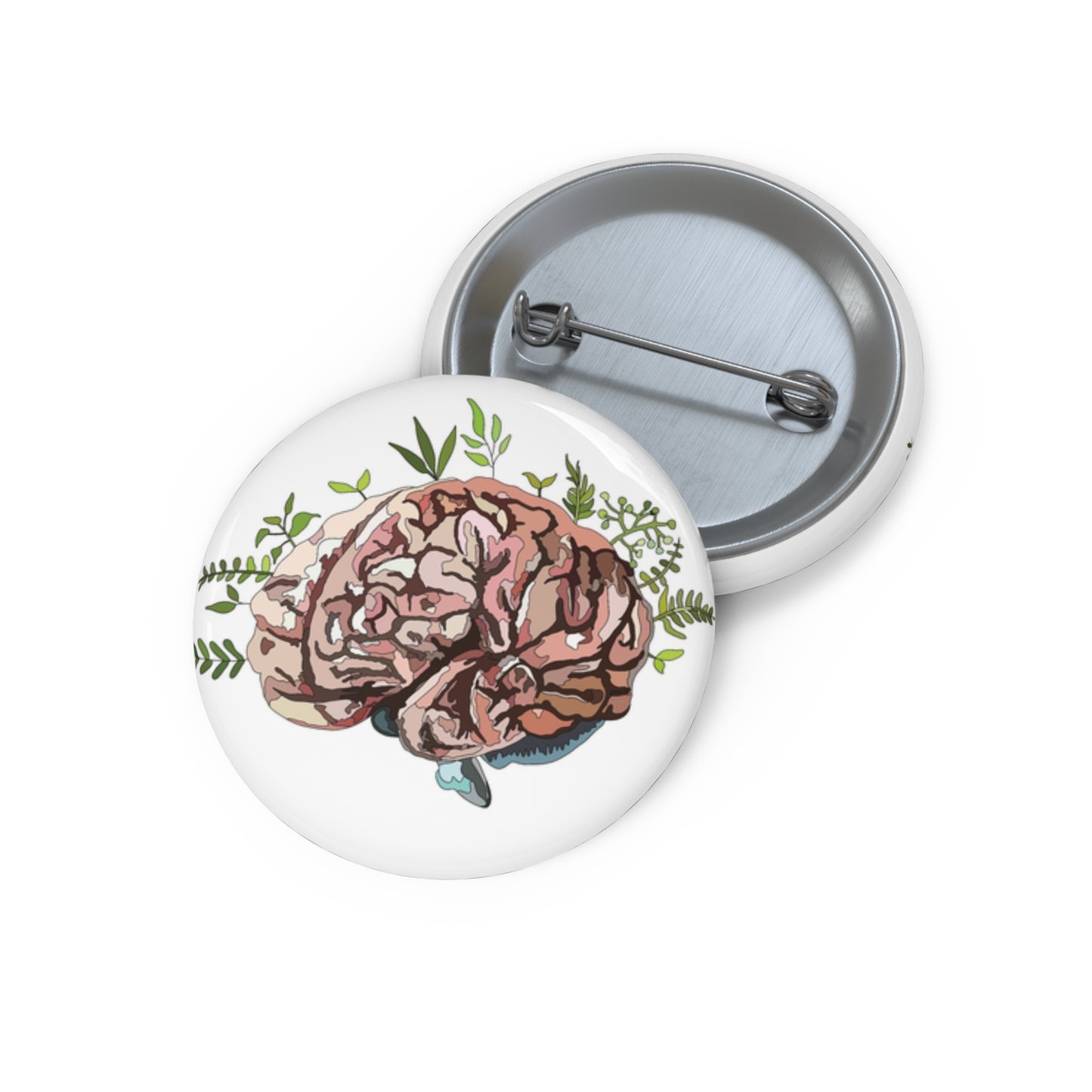 Custom "Nature of Mind" - Pin Buttons