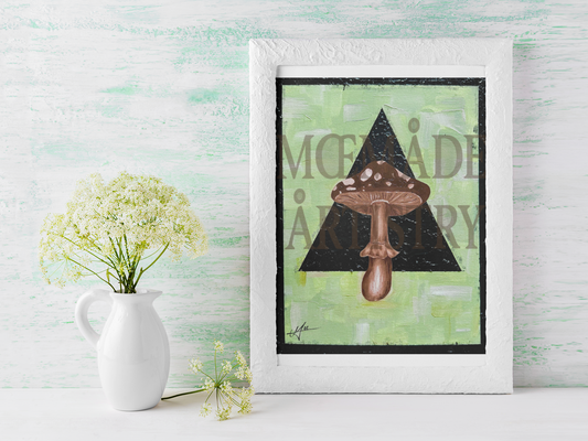 Original "Mushroom Triphora" - Poster Print