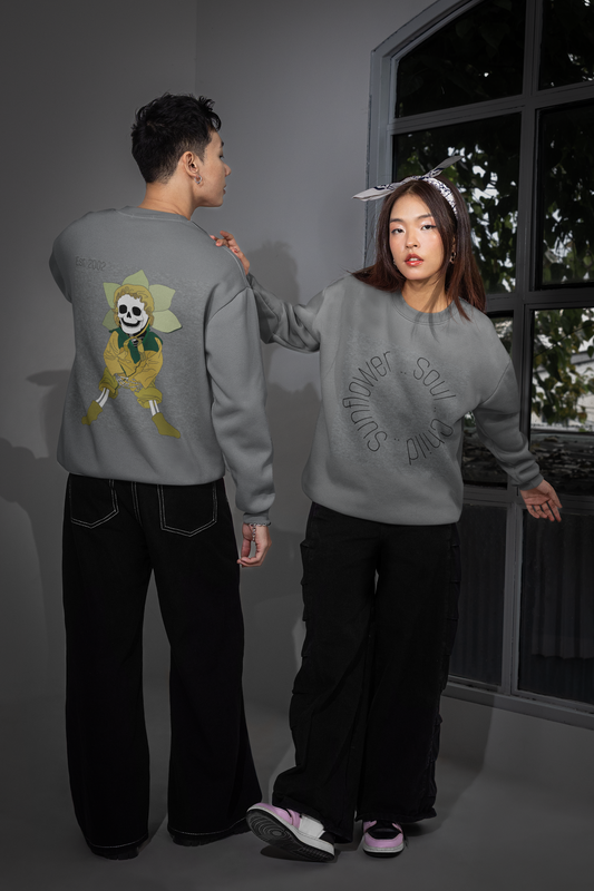 Halloween original “Sunflower Soul Child” - Unisex Crewneck Sweatshirt